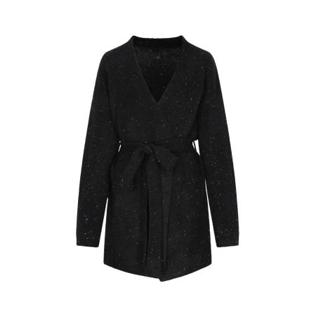 DreiMaster DreiMaster Klassik Gebreid vest zwart / wit