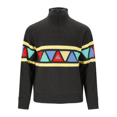 SOS SOS Trui The Windbreaker beige / lichtblauw / zwart