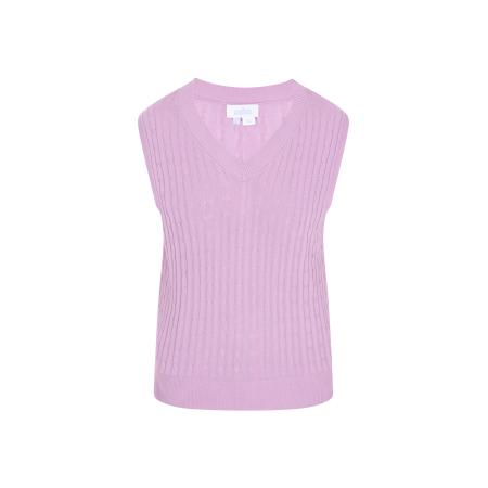 Usha usha BLUE LABEL Gebreide bodywarmer lila