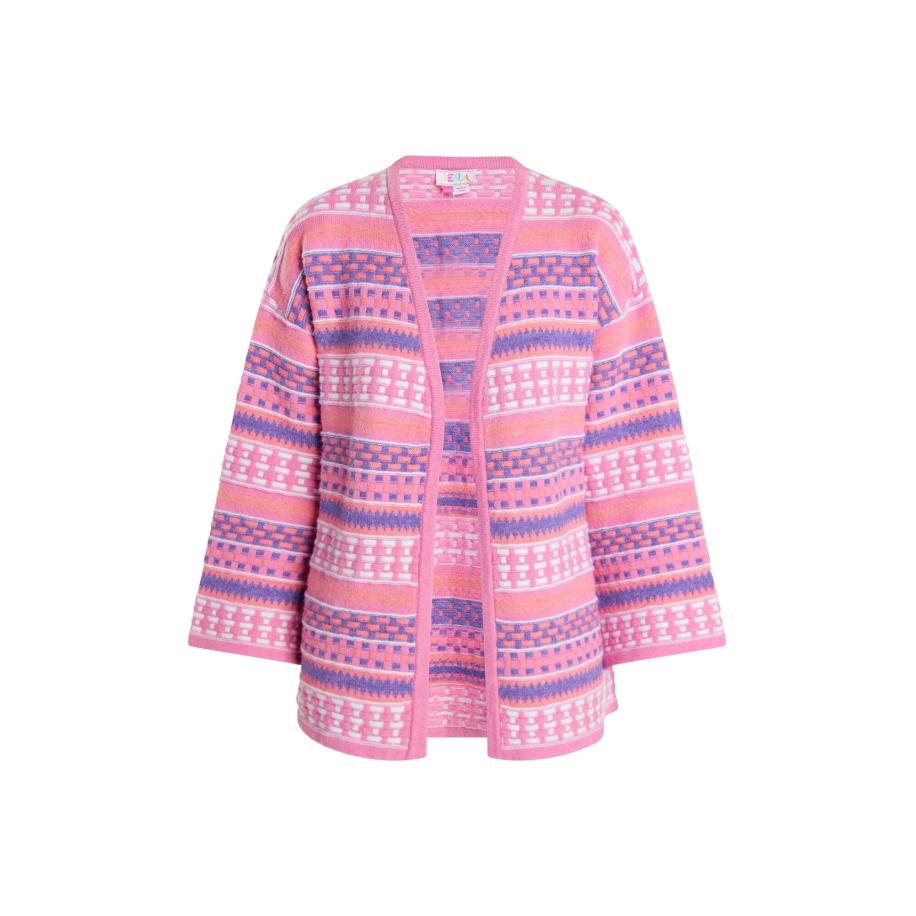 IZIA IZIA Gebreid vest lila / pink / rosé -