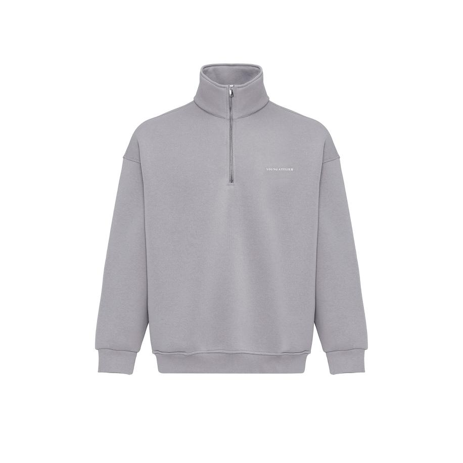 VAMOS CLO VAMOS CLO Sweatshirt grijs / wit -