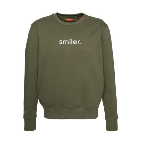 smiler. smiler. Trui Cuddle olijfgroen / wit
