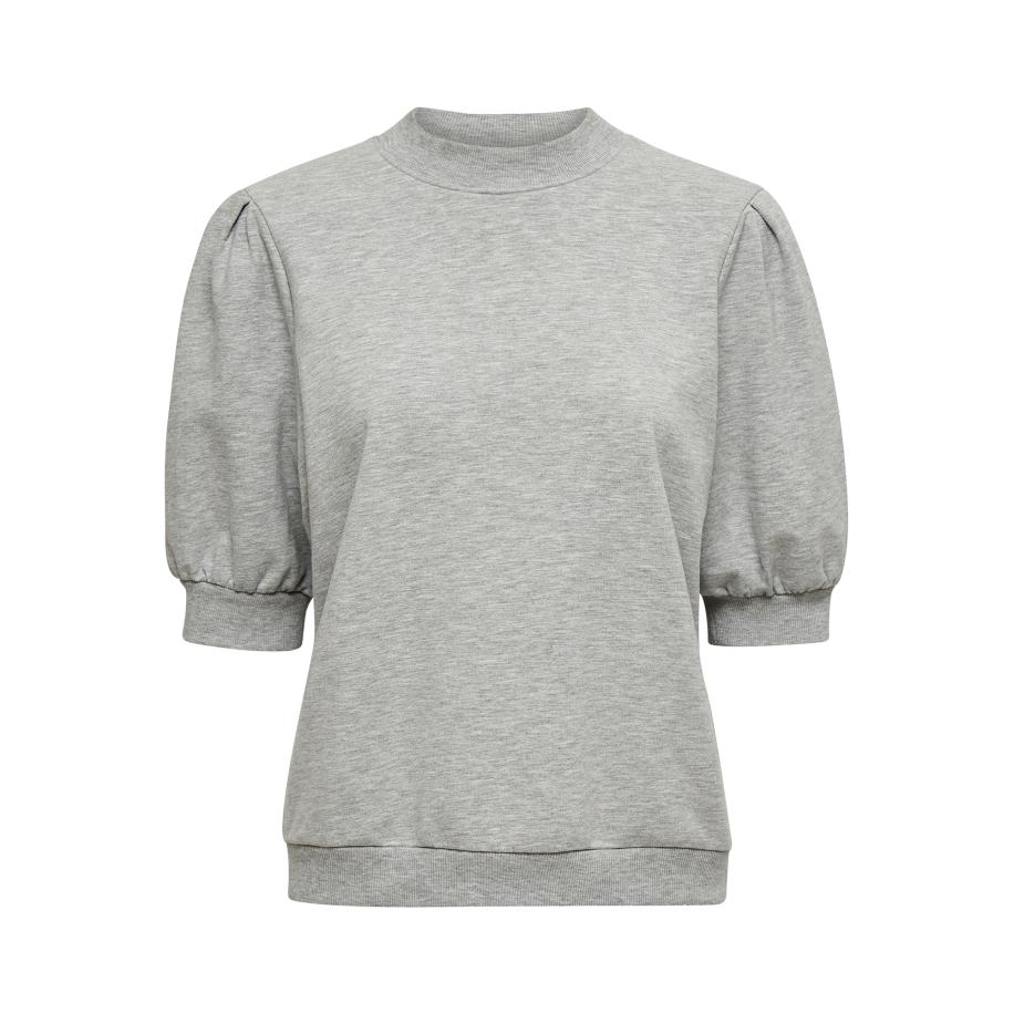 Minus minus Sweatshirt Mika grijs gemêleerd -