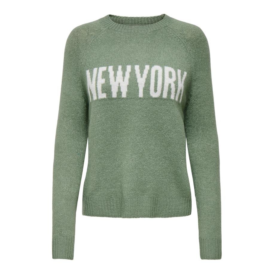 JDY JDY Trui JDYCity pastelgroen / wit -