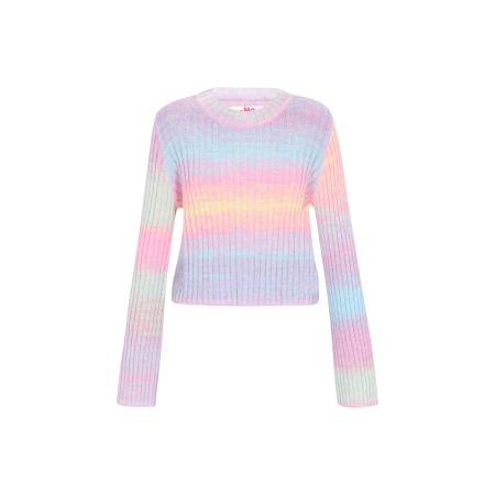 MYMO Trui lichtblauw / lichtlila / rosa