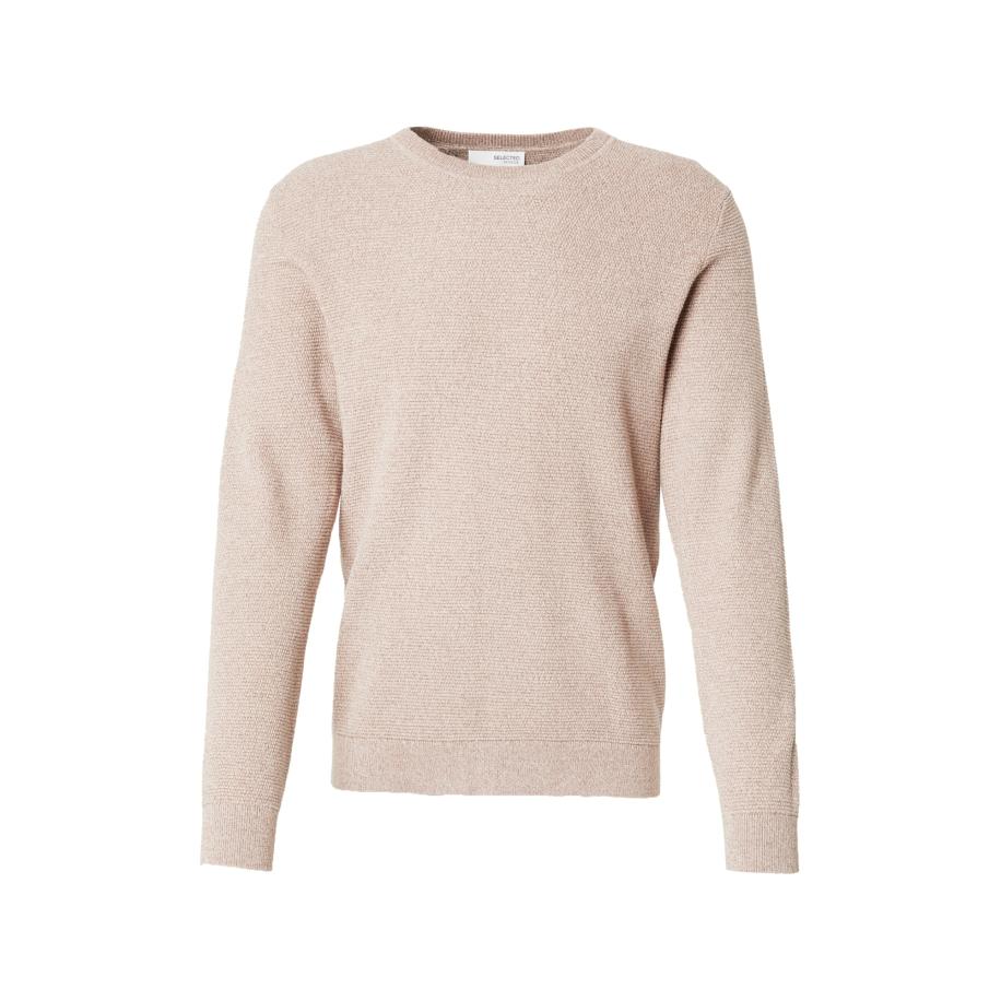Selected SELECTED Trui SLHRoss beige gemêleerd -