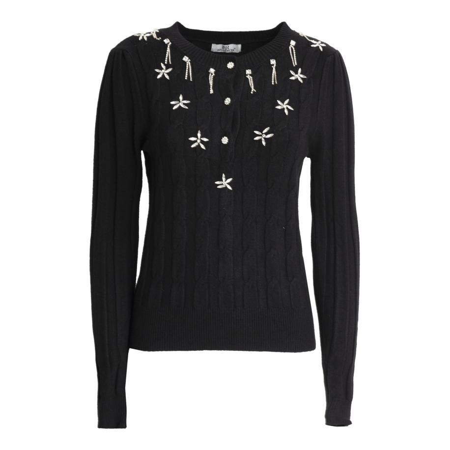 Influencer Influencer Trui zwart / transparant -