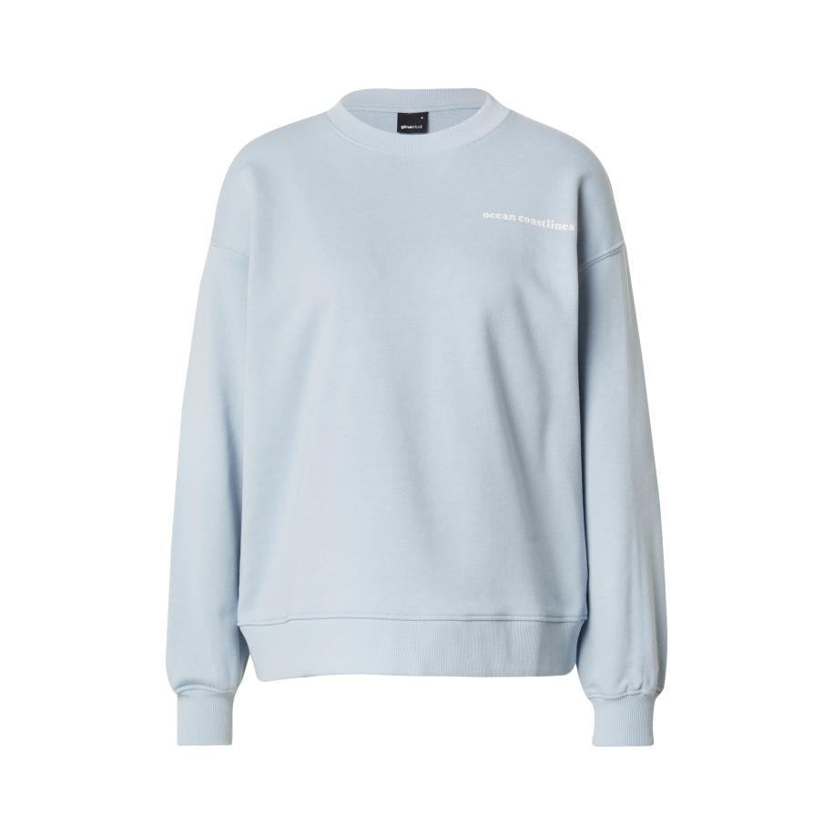 Gina Tricot Gina Tricot Sweatshirt lichtblauw / wit -
