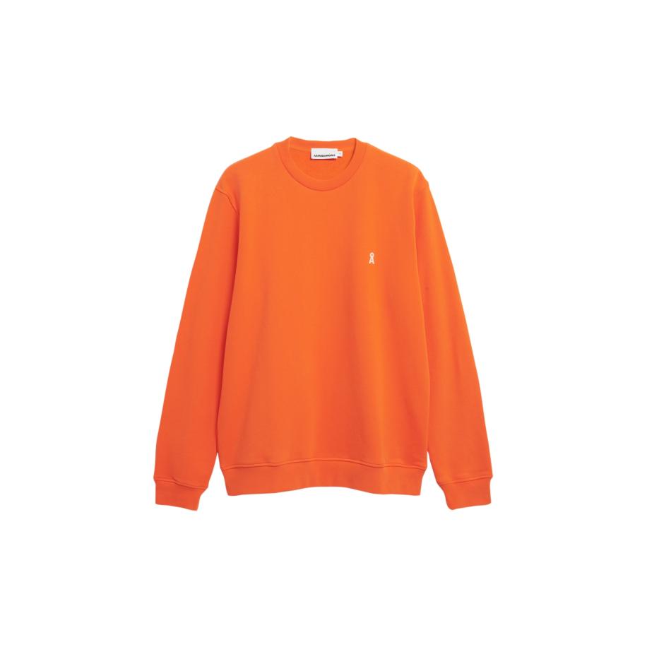 Armedangels ARMEDANGELS Sweatshirt oranje Wit