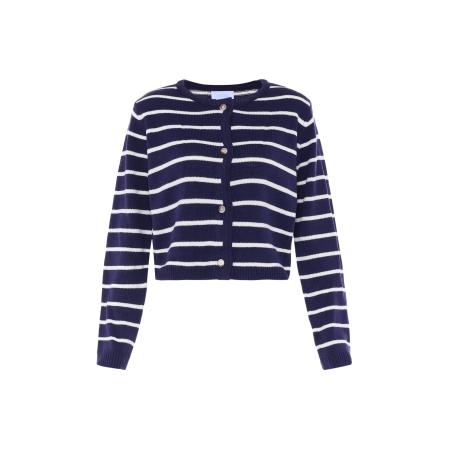 Usha usha BLUE LABEL Gebreid vest marine / wit