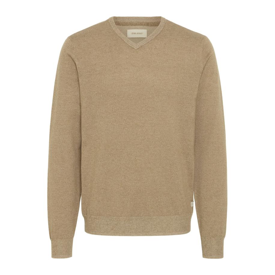 Blend BLEND Trui BHBRUTON V-neck bruin -