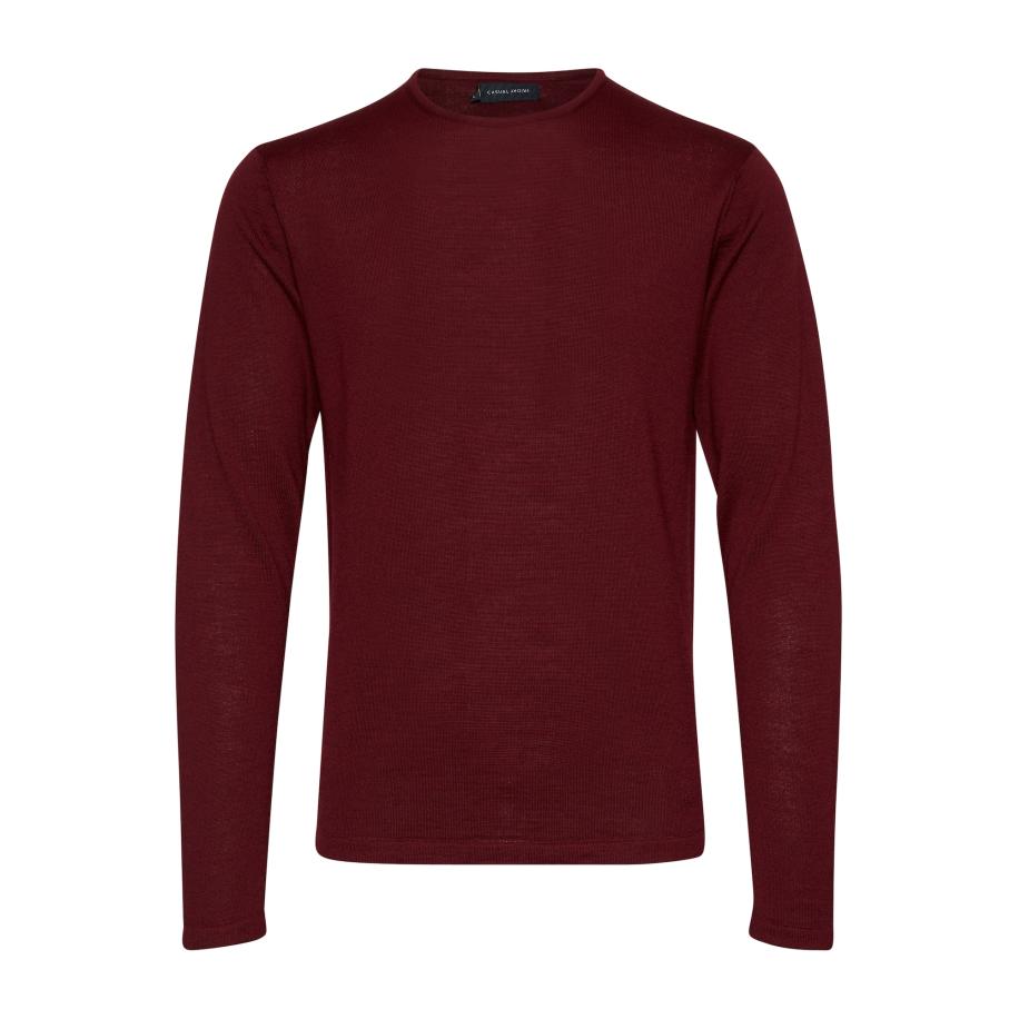 Casual Friday Casual Friday Trui Kent rood gemêleerd -