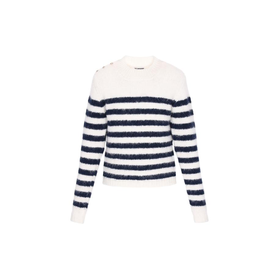 DreiMaster DreiMaster Maritim Trui blauw / wit -