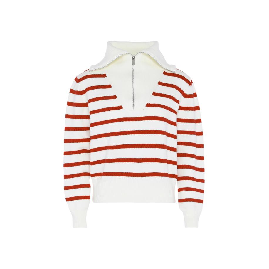 bridgeport bridgeport Trui oranje / wit -
