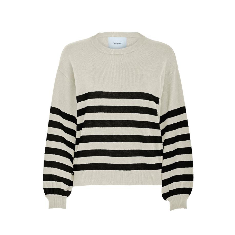 Minus minus Trui Perla grijs / zwart -