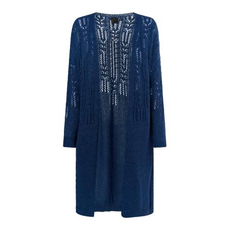 DreiMaster DreiMaster Klassik Gebreid vest blauw