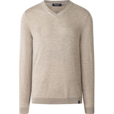 MAERZ Trui V-halstaupe, Effen