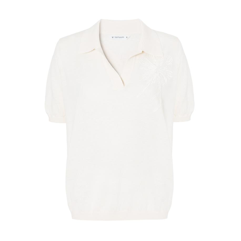 TATUUM TATUUM Trui Lor lichtbeige / wit -