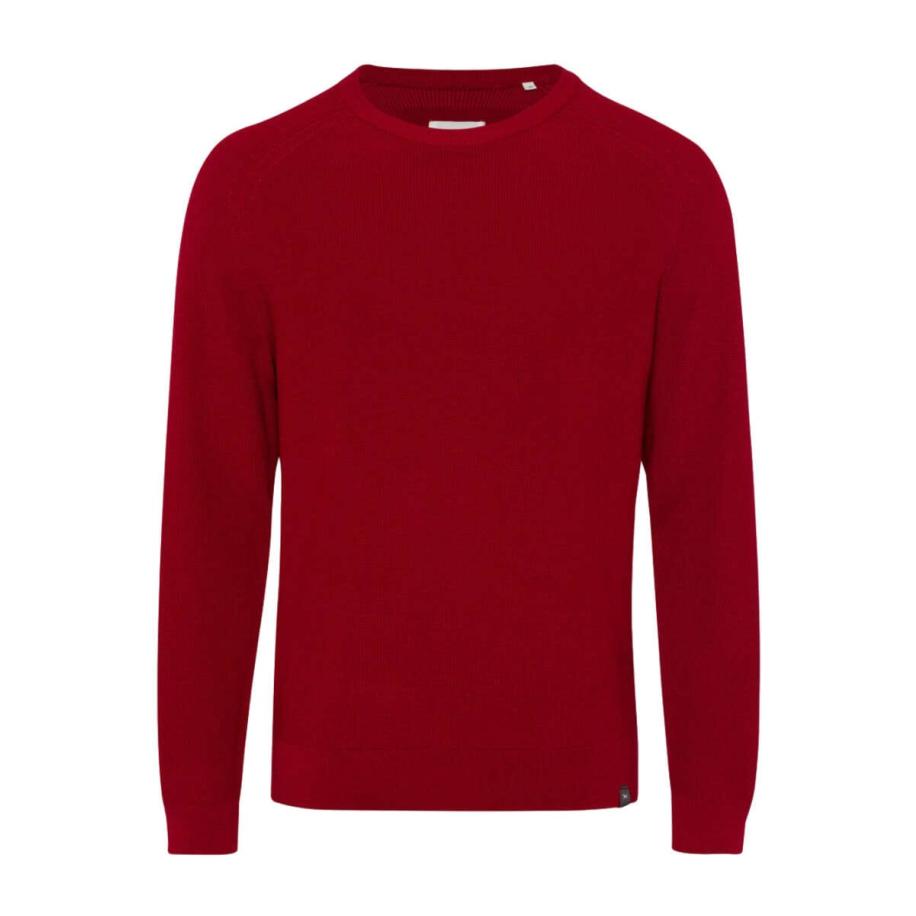 Brax Trui ronde halsrood, Effen Rood