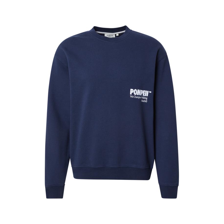 POMPEII POMPEII Sweatshirt POMPEII donkerblauw / wit -