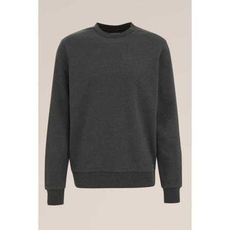 WE Fashion Heren Regular fit sweater - Regular fit - Donkergroen - Katoen - Maat: S