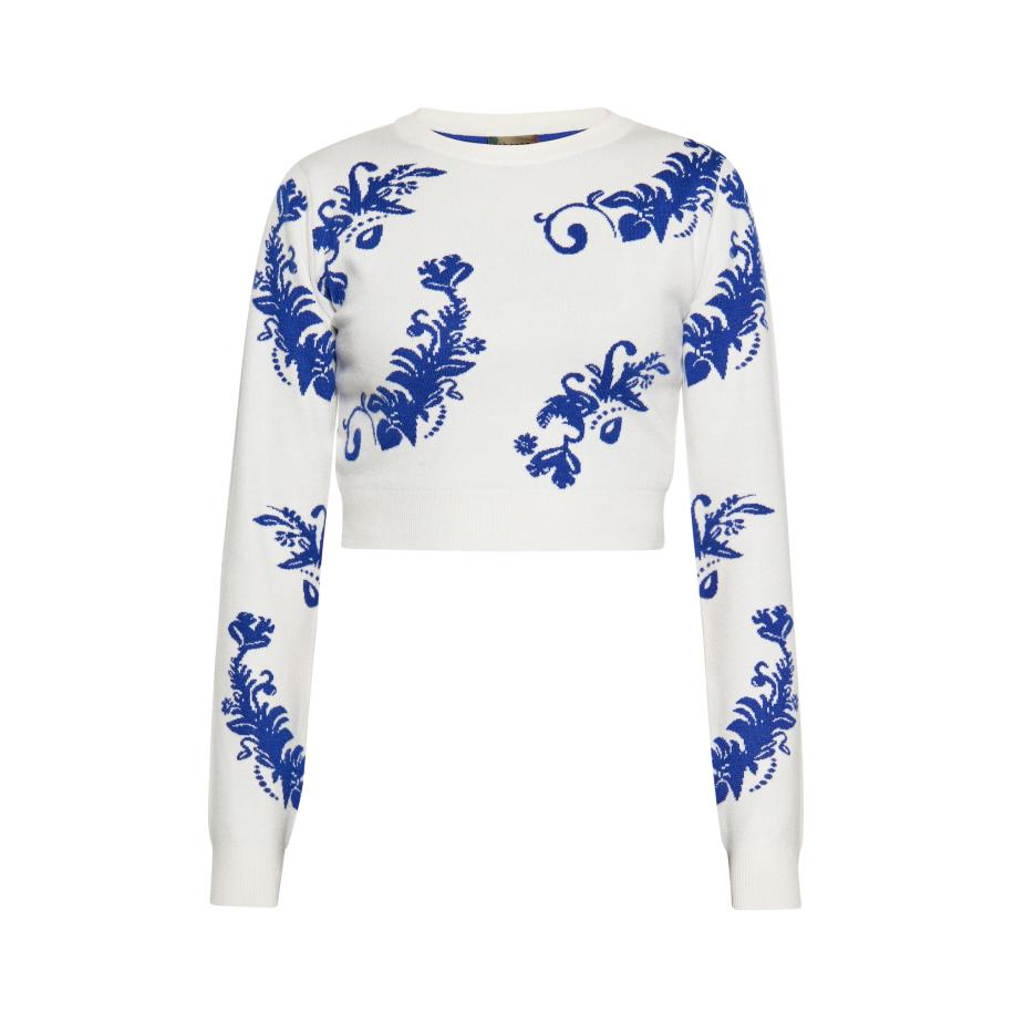 ebeeza ebeeza Trui blauw / wolwit -