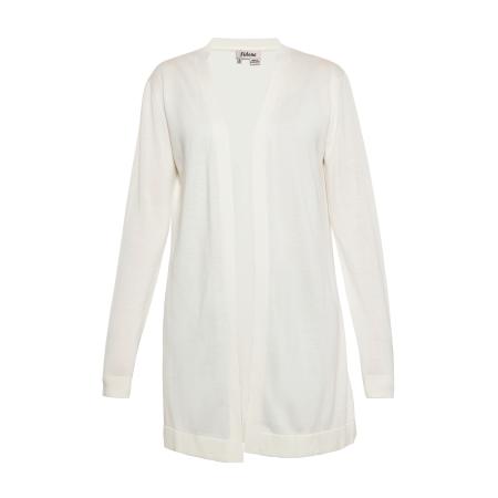Sidona Sidona Gebreid vest wit
