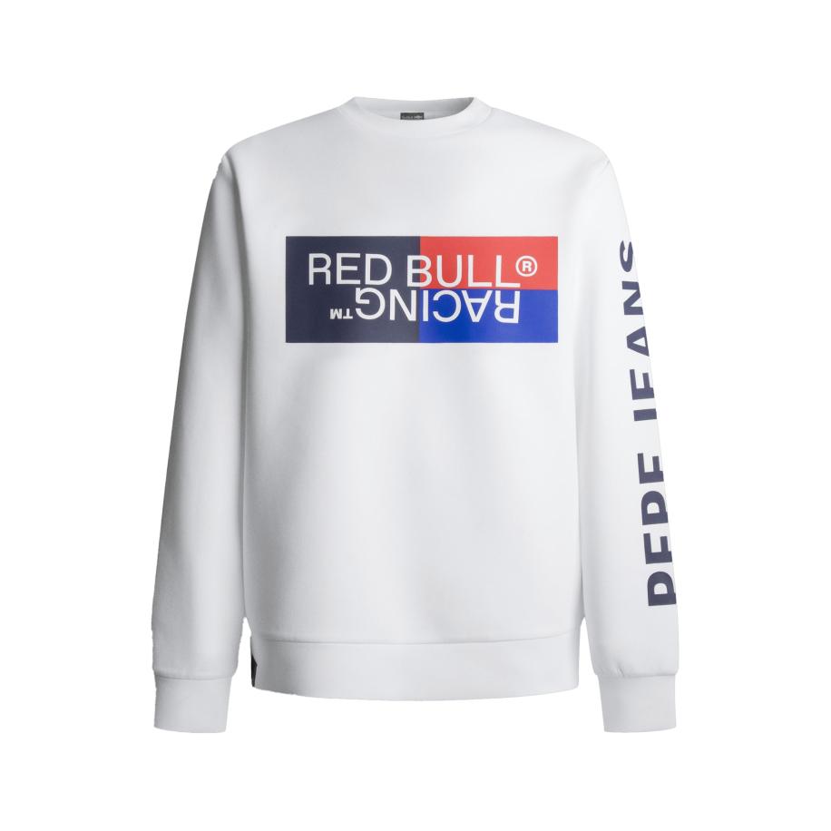 Red Bull Racing x Pepe Jeans Sweatshirt blauw / marine / watermeloen rood / wit Wit