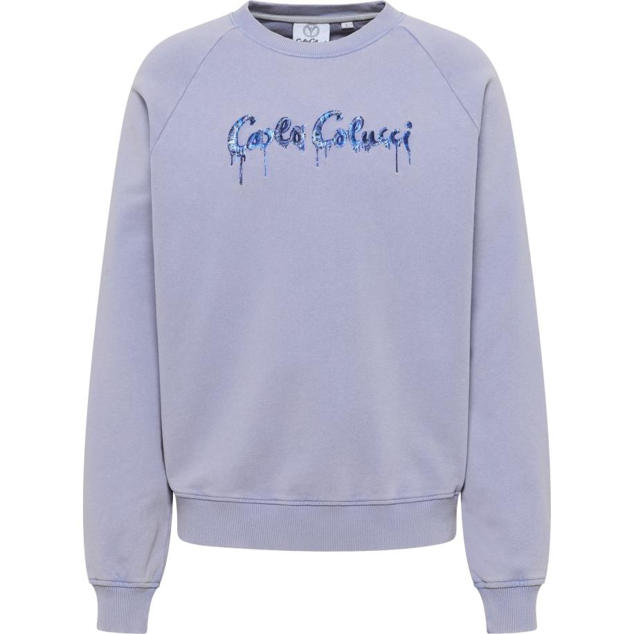 carlo colucci Carlo Colucci Sweatshirt Erspamer blauw / lichtblauw / donkerblauw -