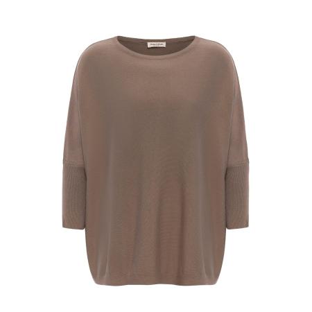 Anou Anou Anou Anou Oversized trui taupe