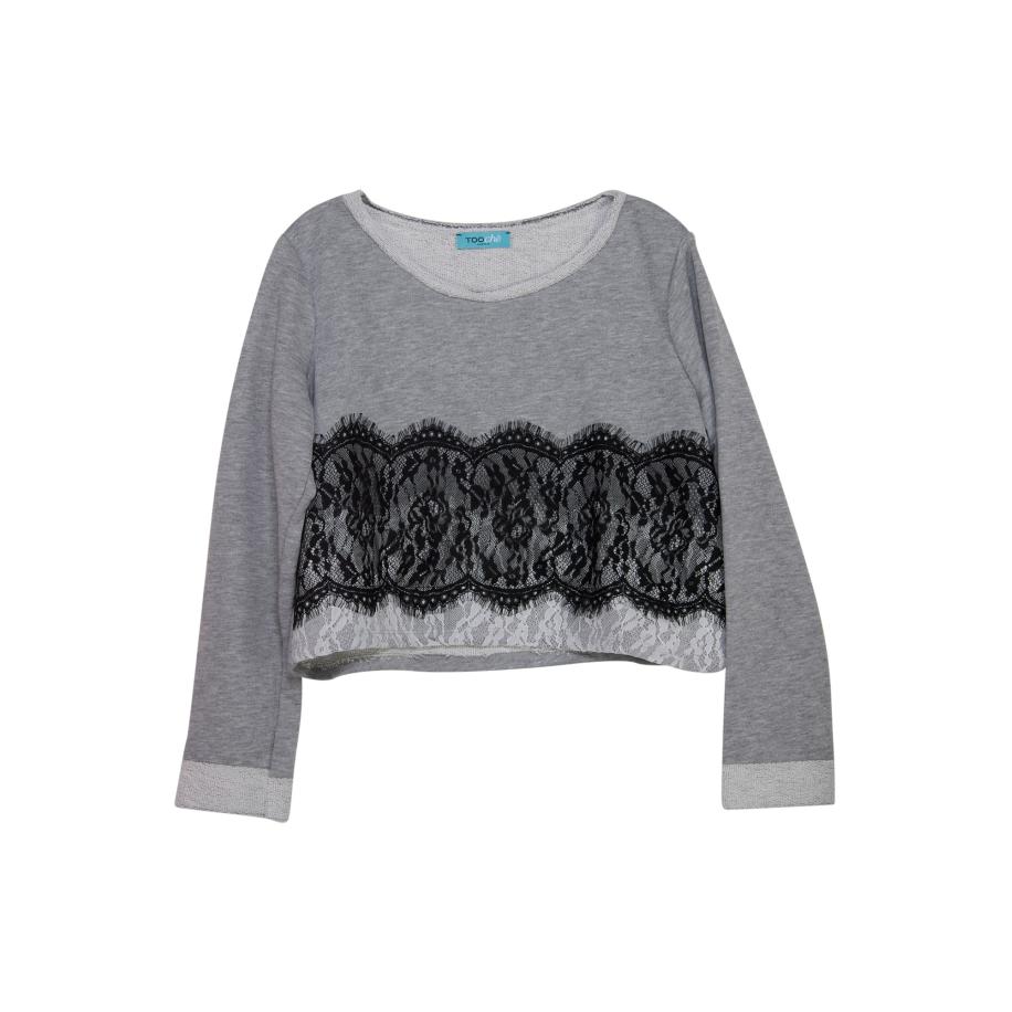 TOOche TOOche Trui grijs / zwart / wit -