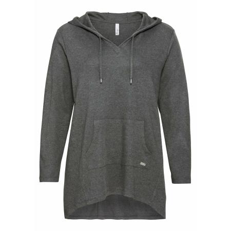 SHEEGO Sweatshirt grijs gemêleerd