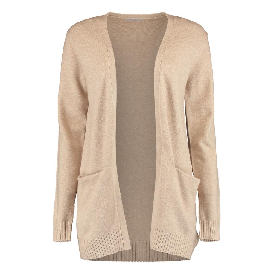Hailys Hailys Gebreid vest Stacy sand -