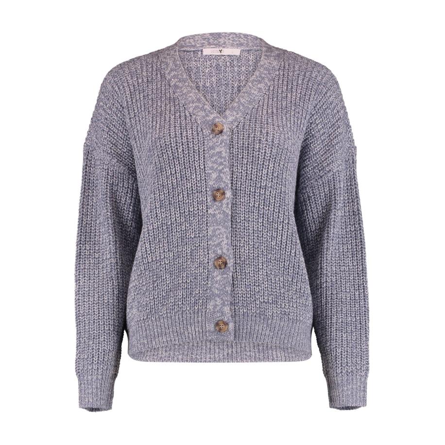 Hailys Hailys Gebreid vest Pi44pa lichtlila / offwhite -