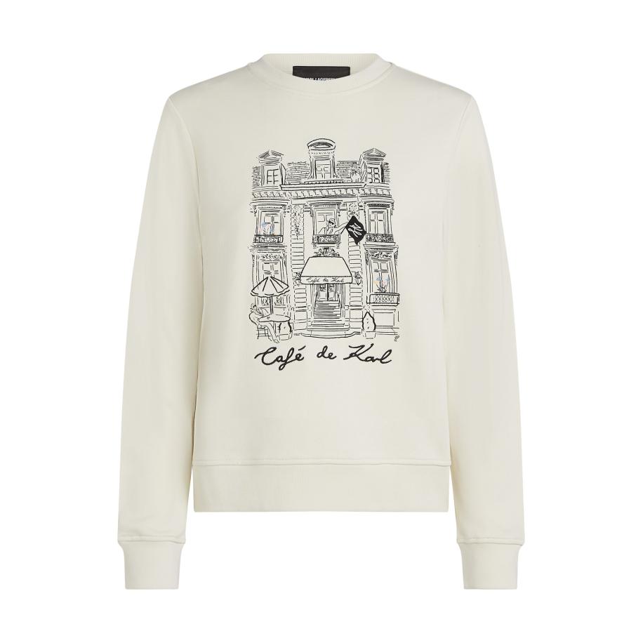 Karl Lagerfeld Karl Lagerfeld Sweatshirt KL x Jorge Parra crème / zwart -