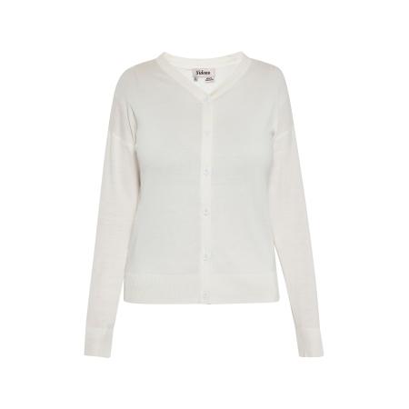 Sidona Sidona Gebreid vest offwhite