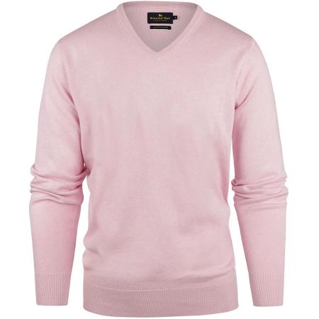 Steppin' Out Trui Cotton Cashmere V-hals Roze