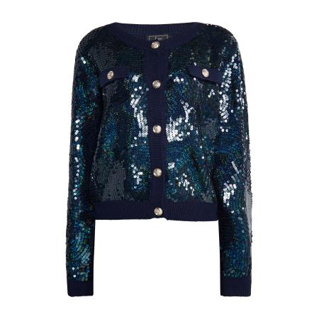 Faina faina Gebreid vest Minya marine