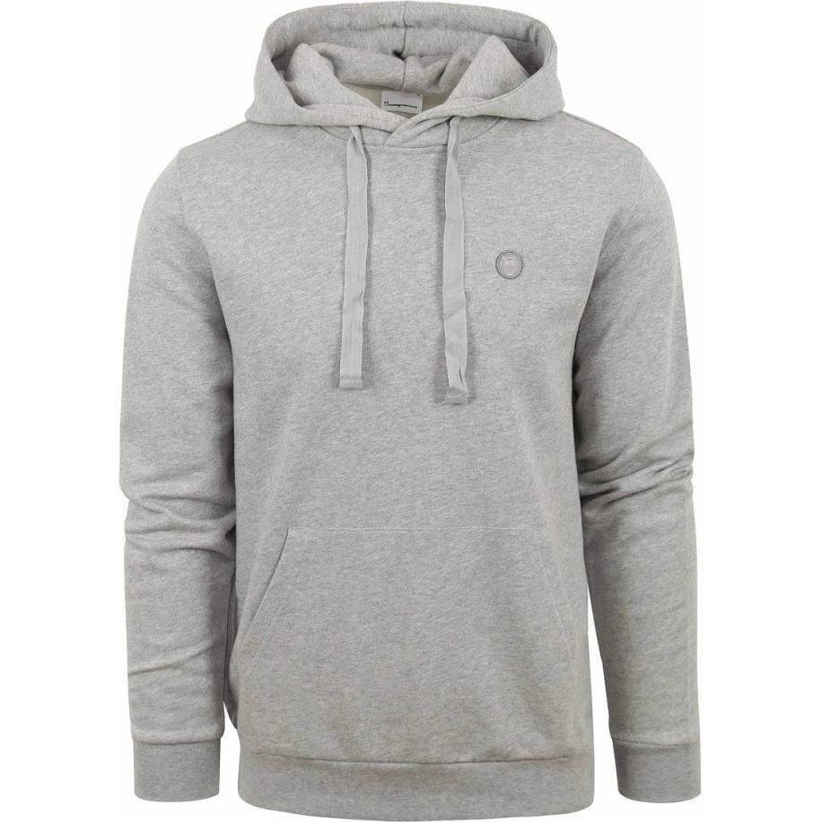 KnowledgeCotton Apparel Hoodie Grijs Grijs