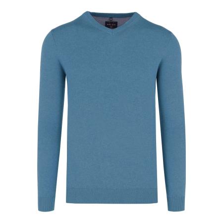 Marvelis Casual Trui V-hals ozon, Effen