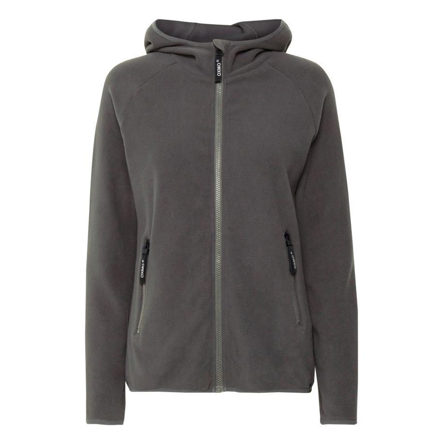 Oxmo Oxmo Fleece jas FINJA grijs / taupe -