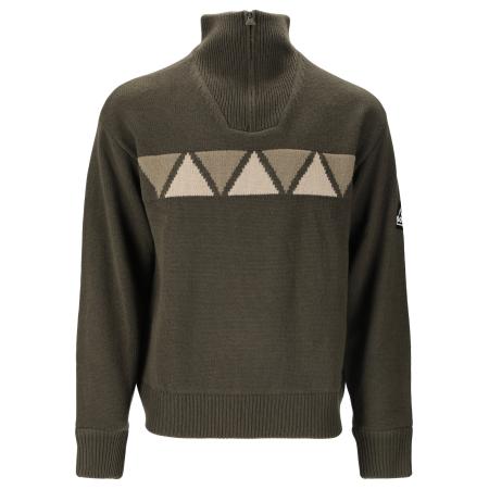 SOS Trui Aboda kaki / olijfgroen / zwart