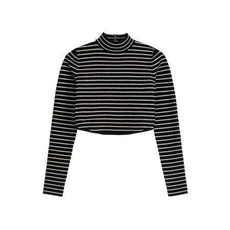 Bershka Bershka Trui zwart / wit