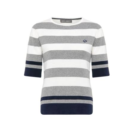 Jacey Quinn Jacey Quinn Trui navy / grijs / wit