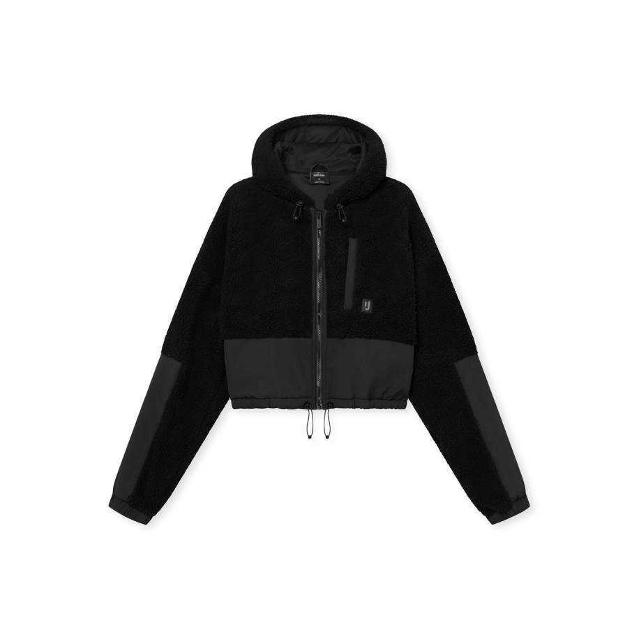 Johnny Urban Johnny Urban Fleece jas Carey zwart -