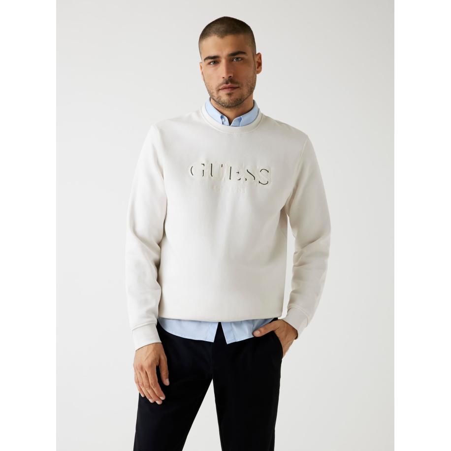 Guess GUESS Sweatshirt crème / zwart -