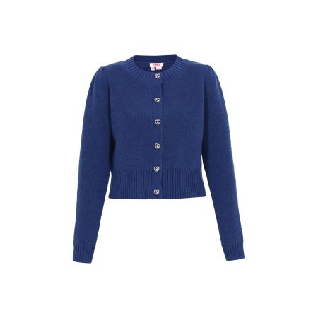 MYMO MYMO Gebreid vest navy