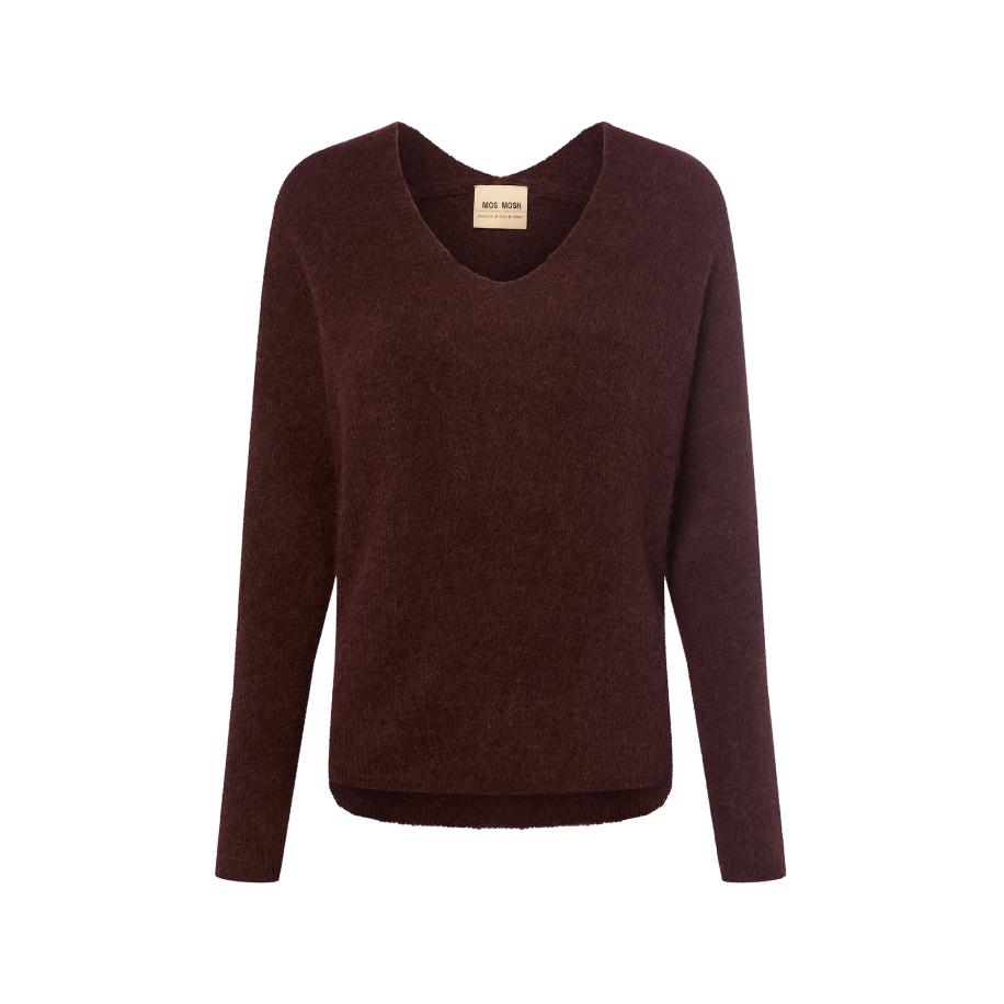 Mos Mosh MOS MOSH Trui Thora aubergine -