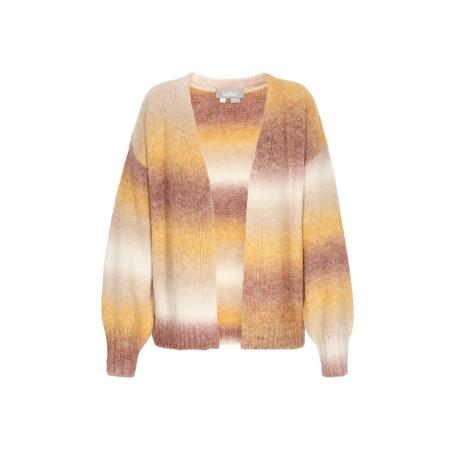 Usha Usha Gebreid vest crème / bruin / lichtbruin / geel