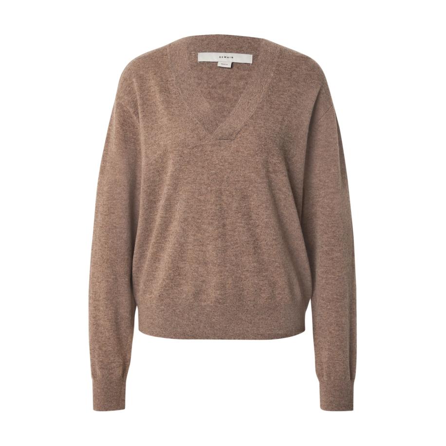 REMAIN Trui bruin gemêleerd Bruin